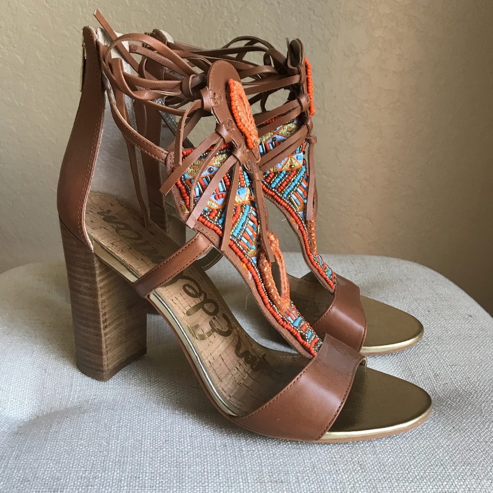Sam Edelman Tribal Fringe Heels